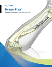 Forearm Plates surgical technique manual cover