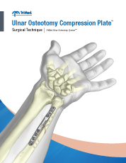 Ulnar Osteotomy Compression Plate surgical technique manual cover