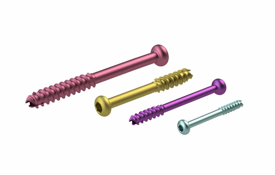Headed, cannulated screw system from TriMed
