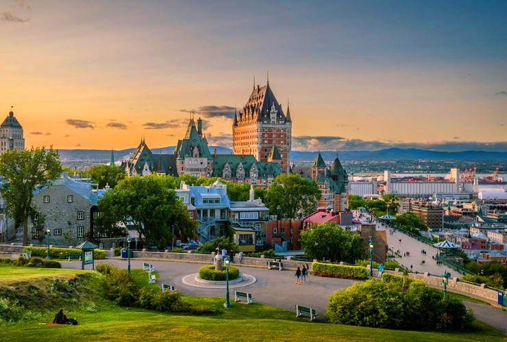 Quebec, Canada city skyline