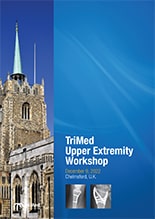 TriMed Upper Extremity Workshop agenda cover