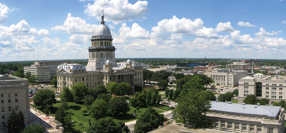The Illinois State Capital in Springfield, Illinois